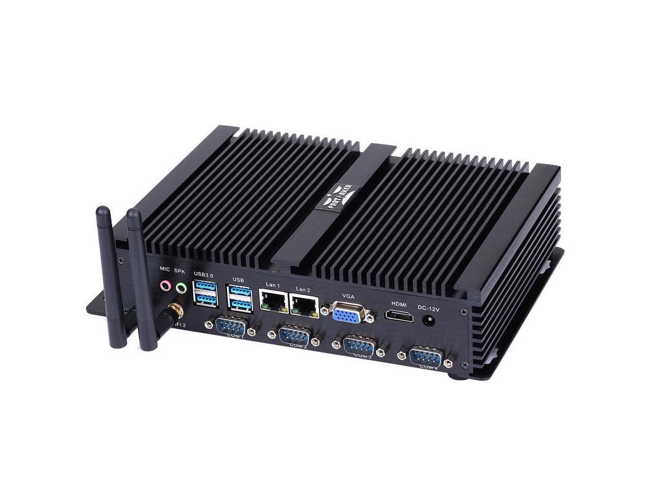 Industrial PC Mini PC I5 3317U 4 COM Dual Intel Nics 4G RAM 64G SSD I2